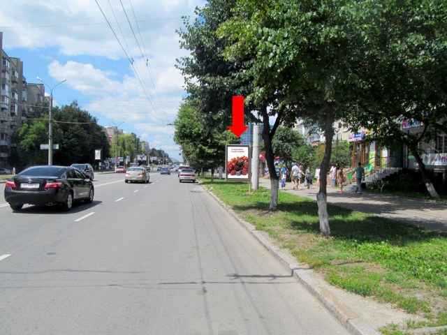 Сітілайт 1.8x1.2,  Келецкая ул., 78, в сторону пр-т Юности