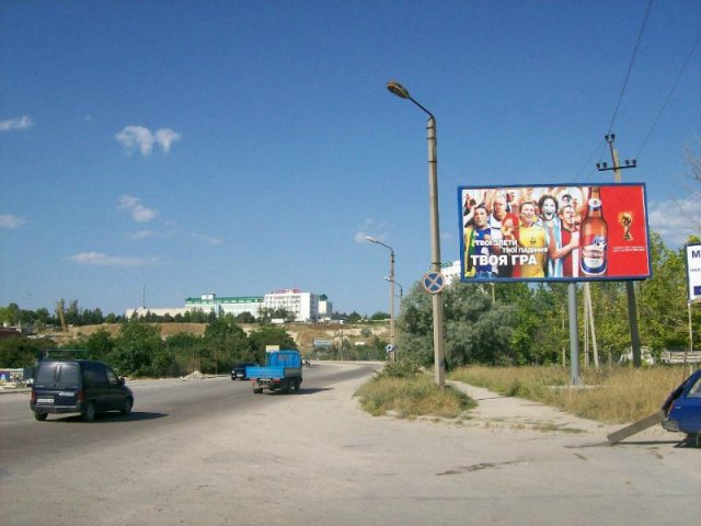 Щит 6x3,  Фиолентовское шоссе / вход авторынок