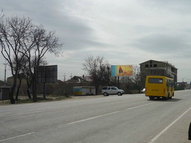 Щит 6x3,  ул. Cевастопольская, 244 автостанция Западная, АЗС, из города