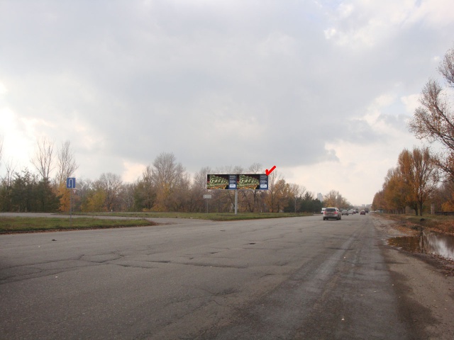 Щит 6x3,  Малиновского ул.,  Усть-Самарский мост, в центр, правый