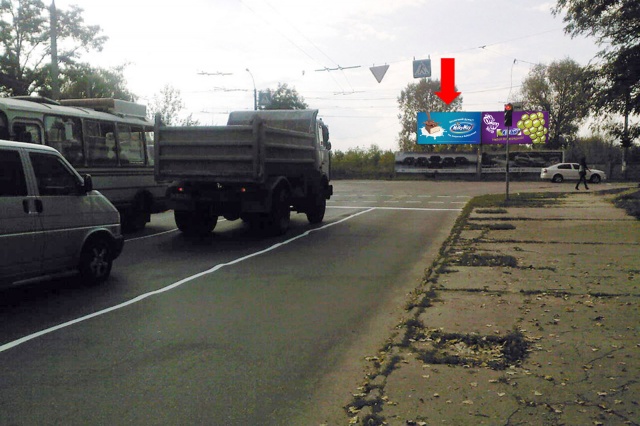 Щит 6x3,  Толстого Л. ул. / ул. Щорса, левый
