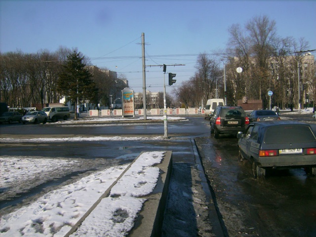 Сітілайт 1.5x3,  Пр.кирова/пр.пушкина, (направление К Ул.шмидта), Сквер Им. Ленина