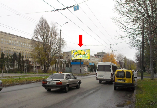 Щит 6x3,  Курчатова ул., 10, возле завода «Нива», в центр