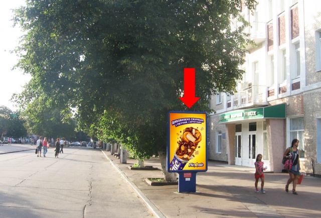 Сітілайт 1.8x1.2,  Проскуровская ул., 37, возле магазина "Алло", мед. училища