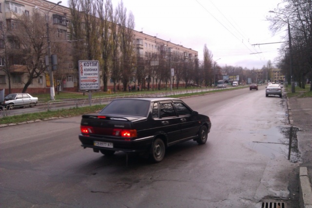 Сітілайт 1.2x1.8,  г. Чернигов, ул. Рокоссовского, 8, разделительная полоса
