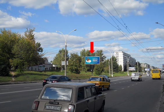 Щит 3x6,  Лушпы М. пр-т, 25, возле магазина "Продукты", 300 м до ТЦ "Лавина", супермаркета "Технополис"