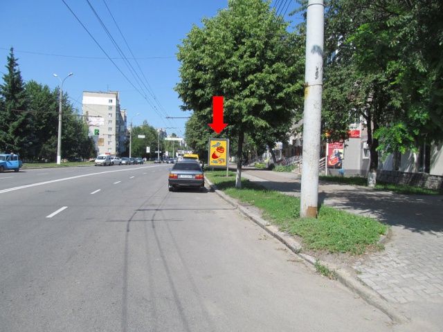 Сітілайт 1.8x1.2,  Келецкая ул., 78, в сторону пр-т Юности