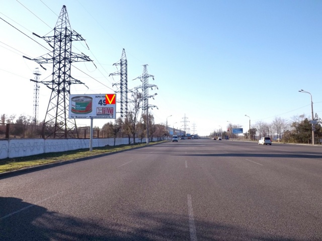Щит 6x3,  ул. Наб. Заводская, завод " ЕВРАЗ" , из центра